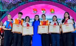 Các bạn nhỏ tự hào tham gia Liên hoan Chiến sĩ nhỏ Điện Biên toàn quốc