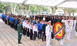 Đoàn đại biểu Đoàn TNCS Hồ Chí Minh kính viếng Tổng Bí thư Nguyễn Phú Trọng