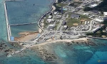 Căn cứ mới ở quận Nago, tỉnh Okinawa mà lực lượng không quân thuộc thủy quân lục chiến Mỹ tại Futenma sẽ chuyển đến. (Ảnh: Reuters)