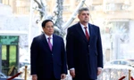 Thủ tướng Romania chủ trì lễ đón Thủ tướng Phạm Minh Chính