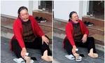 Người phụ nữ với gương mặt sưng phù ngồi 'ăn vạ' trước cửa thẩm mỹ viện