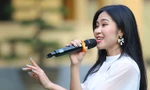 Hà Myo rủ học sinh Nghệ An hát xẩm ở sân khấu 'Điều em muốn nói'