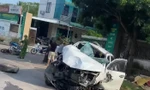 Tạm giữ tài xế ô tô tông chết hai người ở Nghệ An