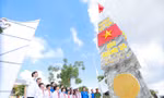 Khánh thành công trình cột mốc Hoàng Sa trong trường học