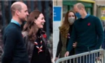 Không nắm tay trước mặt mọi người nhưng William - Kate dễ thương thế này khi đi riêng