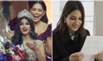 Hoa hậu Hoàn vũ Harnaaz Sandhu xúc động khi đọc thư từ người tiền nhiệm, trong đó viết gì?