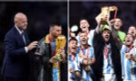 Ý nghĩa chiếc áo choàng Lionel Messi được mặc khi nâng cúp vô địch World Cup 2022