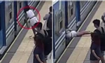 Ai cũng sốc khi cô gái ngất xỉu, ngã nhào vào đoàn tàu đang chạy nhưng sống sót kỳ diệu
