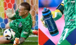 Bình nước của thủ môn ĐT Anh Jordan Pickford có 2 từ đặc biệt mang lại chiến thắng