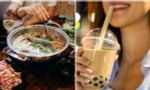 Ăn lẩu xong uống trà sữa trân châu rồi ăn quả đào, một người Trung Quốc suýt thiệt mạng