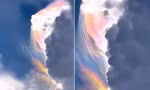 “Cầu vồng" thẳng đứng trên bầu trời khiến nhiều người ngỡ ngàng, báo hiệu điều gì?