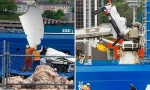 Hình ảnh đầu tiên về những gì còn lại của tàu Titan: Đã đưa được gì từ đáy biển lên bờ?