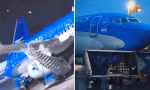 Video gió mạnh thổi xoay cả chiếc máy bay Boeing đang đỗ, khiến máy bay hỏng luôn