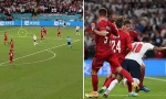 Vì sao trọng tài trận Anh - Đan Mạch được phép không dừng trận đấu dù ở sân có 2 quả bóng?