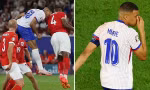 Tại sao Kylian Mbappe nhận thẻ vàng sau khi bị chấn thương trong trận với ĐT Áo?