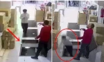 Mải nhìn điện thoại, thanh niên rơi qua cửa hầm ngay trên sàn nhà, kết quả rất bất ngờ 