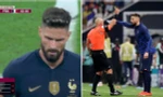 Tại sao Olivier Giroud nhận thẻ vàng trong hiệp 2 trận Chung kết dù bị thay ra từ hiệp 1?