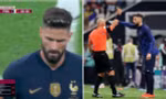 Tại sao Olivier Giroud nhận thẻ vàng trong hiệp 2 trận Chung kết dù bị thay ra từ hiệp 1?