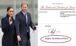 Meghan bị công chúng Anh phản đối vì dùng tước vị Hoàng gia trong thư gửi chính trị gia Mỹ