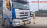 Tài xế xe quá tải và chủ phương tiện bị xử phạt gần 250 triệu đồng