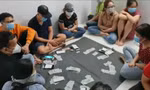 Sòng bạc bị bắt quả tang.