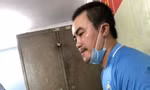 Trần Huy tại cơ quan Công an.