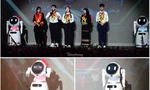 Tận mắt xem hai robot trò chuyện tại Đại hội Cháu ngoan Bác Hồ