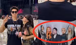 Vợ chồng Diệu Nhi đi xem concert BLACKPINK, netizen thích thú với chiếc áo "độc lạ" của Anh Tú