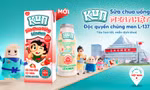 Trẻ tiêu hoá khoẻ, miễn dịch tốt nhờ bổ sung chủng men Nhật L-137 (L 137) độc quyền trong Sữa chua uống KUN 