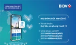 BIDV miễn phí chuyển tiền ủng hộ Quỹ Vắc-xin phòng Covid-19