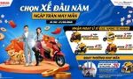 Nhâm Dần rinh xe máy Yamaha, nhận ngay lì xì