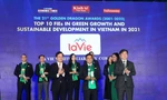La Vie là hãng nước uống duy nhất vào Top 10 Doanh nghiệp FDI phát triển bền vững