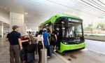 VinBus vận hành tuyến buýt điện độc quyền kết nối ba nhà ga sân bay Tân Sơn Nhất