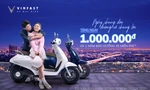 VinFast tặng quà Valentine cho khách hàng mua xe máy điện