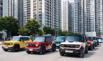 Hàng trăm xe VinFast VF 3 khoe sắc 'đốt cháy' bầu không khí 3 miền 