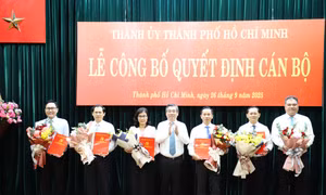 Thành ủy TPHCM chỉ định nhân sự chủ chốt nhiều xã, phường 