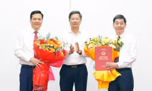 Ông Hoàng Văn Thực (trái ảnh) và ông Nguyễn Hoàng Long (phải ảnh) nhận nhiệm vụ mới.