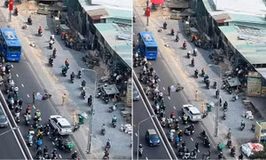 Va chạm với xe buýt, người điều khiển xe máy tử vong