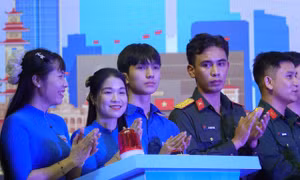 Sôi nổi hội thi Thanh niên Quân đội với văn hóa giao thông năm 2025