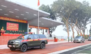 Dàn xe của Quân đội xuất quân phục vụ Đại hội Đảng toàn quốc