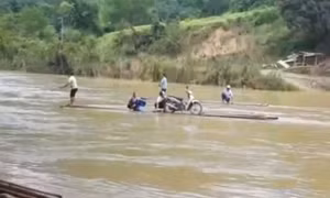 Hiện trường xảy ra sự việc. 