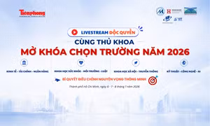 Báo Tiền Phong ra mắt chuỗi livestream độc quyền 'Cùng thủ khoa mở khóa chọn trường 2026'