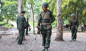 Quét radar tìm các hố chôn tập thể tại Công viên Lê Thị Riêng