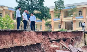 Hà Nội công bố tình huống khẩn cấp về thiên tai tại các vị trí sạt lở ở Ba Vì