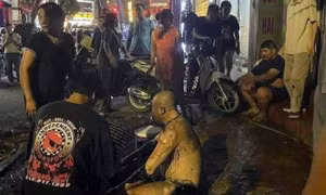 Hiện trường vụ hỏa hoạn.