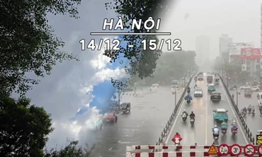 Giữa tháng 12 Hà Nội kéo dài hình thái trời rét kèm mưa 