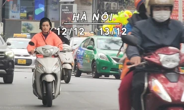 Cuối tuần Hà Nội trời âm u có mưa rải rác