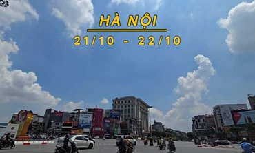 Hà Nội ngày hửng nắng, gió Đông Bắc cấp 3