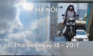 Hà Nội ngày nắng nóng gay gắt, có mưa dông rải rác
