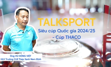 HLV Vũ Hồng Việt: 'Siêu Cúp Bóng đá Quốc gia rất quan trọng, tạo cú hích mạnh mẽ cho mùa giải'